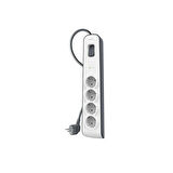 Belkin BSV400VF2M-V2 Surgemaster 2M 4'lü Akım Korumalı Priz