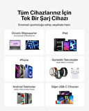 Belkin Kompakt Hızlı Şarj Cihazı 45 W + USB-C - USB-C Kablosu, Beyaz