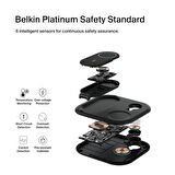 Belkin WIZ029VFBK Qi2 15W 3-1 Magsafe Şarj Cihazı-Siyah