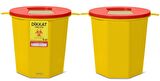 Safell Plastik Tıbbi Atık Kutusu - Tıbbi Atık Kovası - 5Lt 25 Adet