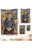 Vincent van Gogh - Père Tanguy’un Portresi Duvar Örtüsü-7459