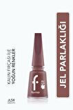 Flormar Jel Görünümlü Parlak Oje (kahve) - Jelly Look Nail Enamel - Jl54 Terracotta - 8690604568864