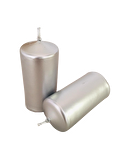 BAR MUM METALİK GÜMÜŞ 8CM X 3,5CM - 2 ADET