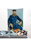 Vincent van Gogh Postacı Joseph Roulin’in Portresi Duvar Örtüsü - Postes - Postman-7460