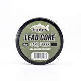 Kudos Lead Core Camo Green 5m Leader