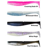Daiwa Bait Junkie Minnow Soft 10,5cm Silikon Yem Whitewash Glow