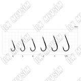 Sasame F-892 BL Nickel S-Straight İğne