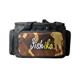 Fishika Tackle Bag Camouflage Black Balıkçı Malzeme Çantası