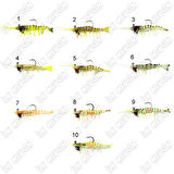 Captain 3049 Magic Shrimp 3D 7,6cm 5,5gr Karides Silikon Yem 02