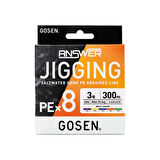 Gosen Jigging Answer 8B Multicolor 300m İp Misina 0,40mm