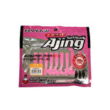 Ryuji Baby Curtail 4,3cm Silikon Yem Uv Red Glitter