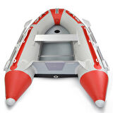 Fishika 240cm Kırmızı Ahşap Taban Omurgalı Şişme Bot