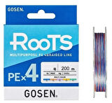 Gosen Roots 4B Multicolor 200m İp Misina PE # 1