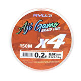 Ryuji Aji Game 4B Orange 150m İp Misina 0,05mm