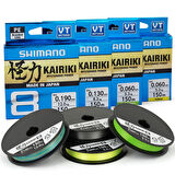 Shimano Kairiki 8B Steel Grey 300m İp Misina Kalınlık (mm) : 0,23mm