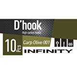 Daiwa Hameçon Infinity Carp Olive İğne İğne No : 2