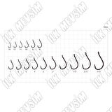 Sasame F-918 BL Nickel Izu Ringed İğne İğne No : 3-0