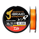 Daiwa J-Braid Expedition 8B Smash Orange 150m İp Misina Kalınlık (mm) : 0,06mm