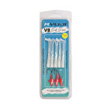 Ryuji V8 Salt 10cm 10gr Silikon Yem Renk : Red Head White Silver