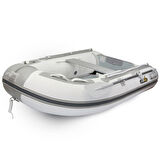 Fishika 240cm Beyaz Ahşap Taban Omurgalı Şişme Bot
