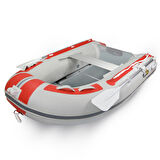 Fishika 240cm Kırmızı Ahşap Taban Omurgalı Şişme Bot