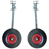 Fishika Galvanizli Küçük Boy Bot Taşıma Tekerleği