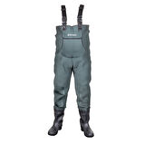 Remixon Neopren Yeşil PVC Bot Tulum Çizme Numara : 42