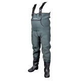 Remixon Neopren Yeşil PVC Bot Tulum Çizme Numara : 44