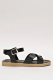 Günlük Şık Rahat Kadın Sandalet SİYAH