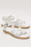 Günlük Şık Rahat Kadın Sandalet BEYAZ