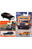 Matchbox 2 Araç Mercedes-Benz W123 Wagon Set - Siyah & Turuncu (1/64)
