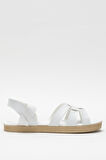Günlük Şık Rahat Kadın Sandalet BEYAZ