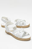 Günlük Şık Rahat Kadın Sandalet BEYAZ