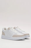 Unisex Düz Hafif Taban Günlük Sneaker Ayakkabı BEYAZ - BEJ