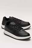 Unisex Düz Hafif Taban Günlük Sneaker Ayakkabı SİYAH
