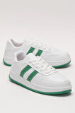 Unisex Düz Hafif Taban Günlük Sneaker Ayakkabı BEYAZ - YEŞİL
