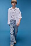 DeFacto Erkek Çocuk Loose Fit Düz Paça Jean Pantolon D7209A825SPNM28