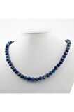 Lapis Lazuli 8 Mm Dizi Doğal Taş Kolye