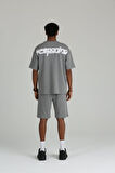 Erkek Keepgoing  Baskılı 2 İplik Şort Tişört Takımı