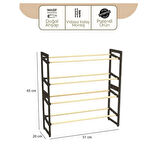 MDB 4 Katlı Ahşap Ayakkabılık