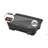 MDB Sinbo Elektrikli Izgara Cam Kapaklı