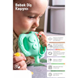 MDB Açık Yeşil Bebek Silikon Diş Kaşıyıcı