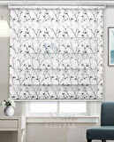 Ağaç Silüeti Baskılı Zebra Perde - Dijital Baskılı Zebra Stor Perde