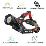 Ws-2060 Profesyonel Şarjlı Kafa Lambası 25 Watt 1800 Lümen