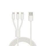 3in1 To Usb Micro Lightning Type-C 18W Şarj Cihazı İphone Samsung Xiaomi Huawei Uyumlu Şarz Aleti
