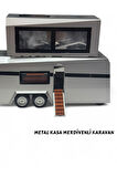 Sesli Işıklı Çek Bırak Model Karavan Açılabilir Kapılar Full Fonksiyon Metal Kasa 35 cm Karavan