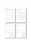 Fit Journal Spor ve Egzersiz Planlayıcı Defter – 4 Aylık Hedef Takipli Günlük | A5 Spiralli
