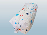 Yıldız Desen Pamuklu Kumaş Makyaj Çantası 22 x 10 x 8cm SYG-YLDZ02