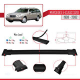 Mercedes E Class S210 Wagon 1998-2002 Arası ile Uyumlu FLY Model Ara Atkı Tavan Barı Siyah 2 Adet