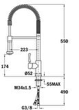 TEKA INX 939 KROM ARMATÜR 749390200